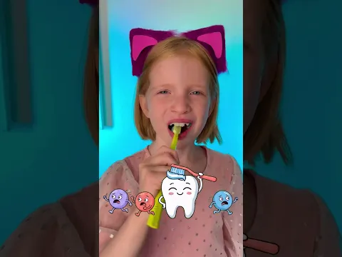 🪥 Toothbrushing Song for Kids | Fun Hygiene Routine #shorts #kids