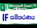 IF Function - Microsoft Excel for Beginners in Sinhala