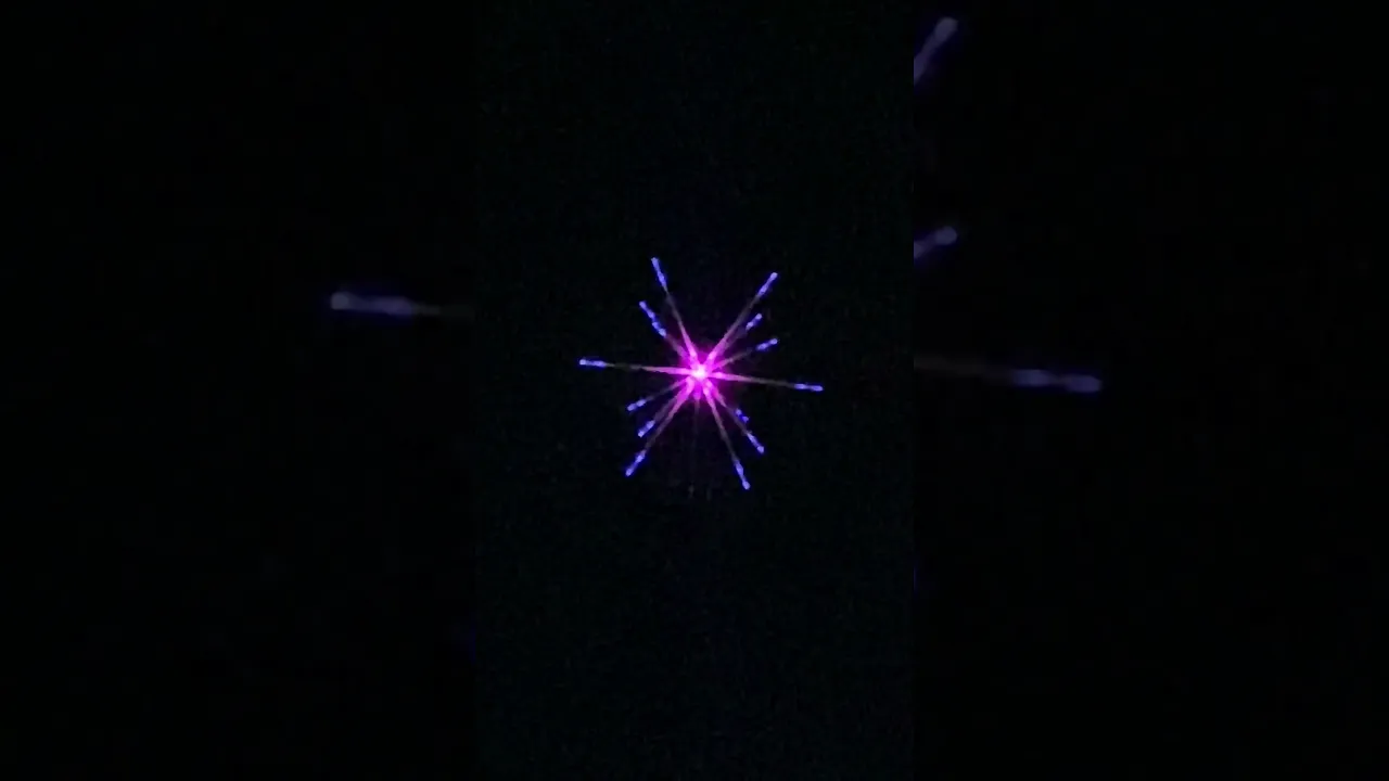 10 x Solar Powered Firework Starburst LED Light Trade - Wholesale