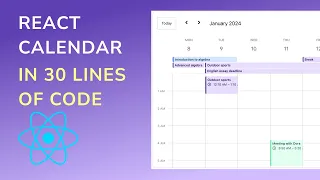 Create an Event Calendar in React Using Schedule-X Step-by-Step Tutorial