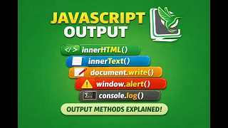 Master JavaScript Output Step by Step Beginner to Advanced