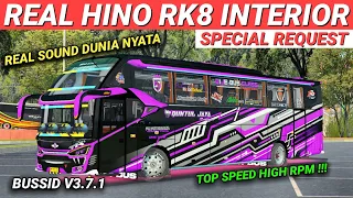 Download KODENAME REAL SOUND HINO RK8 INTERIOR BUSSID V3.7.1 SUPORT ALL MOD MP3