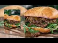 Creamy Onion Beef Ciabatta Sandwich Easy and Flavorful Lunch Idea