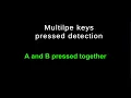 Detect multiple keys pressed together unity tutorial