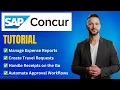 SAP Concur Full Tutorial Training 2026 Expense Reports Approvals Invoice Management