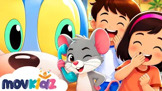 Cringe Cringe Telephone | ক্রিং ক্রিং টেলিফোন | Rhymes For Kids | Bangla Cartoon | movkidz