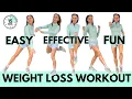 15 Minute Weight Loss Exercises at Home - No Jumping Knee Friendly Lucy Wyndham-Read