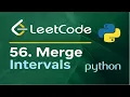 Leetcode 56 Merge Intervals - Python Solution