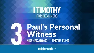 Paul's Personal Witness
