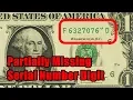 What s it Worth - Partially Missing Serial Number Error on Dollar Bill 1