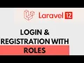 Laravel 12 Authentication System Login Registration with Roles