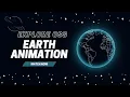 Rotating Glowing Earth Animation with HTML CSS CSS Animation Tutorial