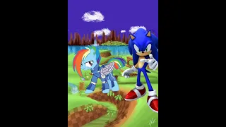 Sonic Vs Rainbow Dash Whose Stronger  Sonic Vs Rainbow Dash Whose Stronger