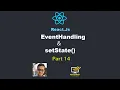 EventHandling SetState Mehod in React JS