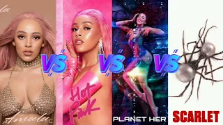 Amala vs Hot Pink vs Planet Her vs Scarlet (Doja Cat) - Ultimate Album Battle