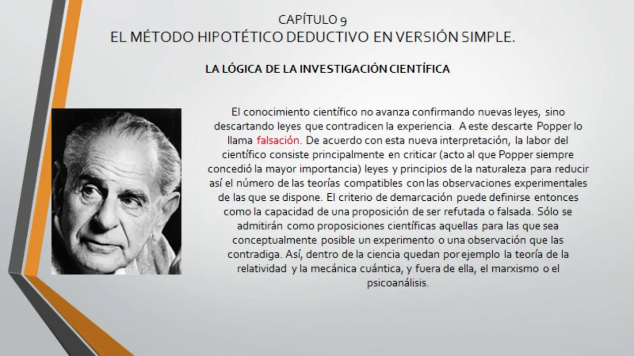 KLIMOVSKY.  El Método Hipotético deductivo y la  epistemología de Kuhn