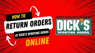HOW TO RETURN DICK S SPORTING GOODS ORDERS