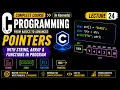 Pointer with String Array Functions in C C Programming in Kannada Lecture 24