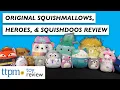 Squishmallows Heroes Squis oos and Minis Soft Plush from Kellytoy Toy Review