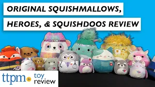 Squishmallows Heroes Squis oos and Minis Soft Plush from Kellytoy Toy Review