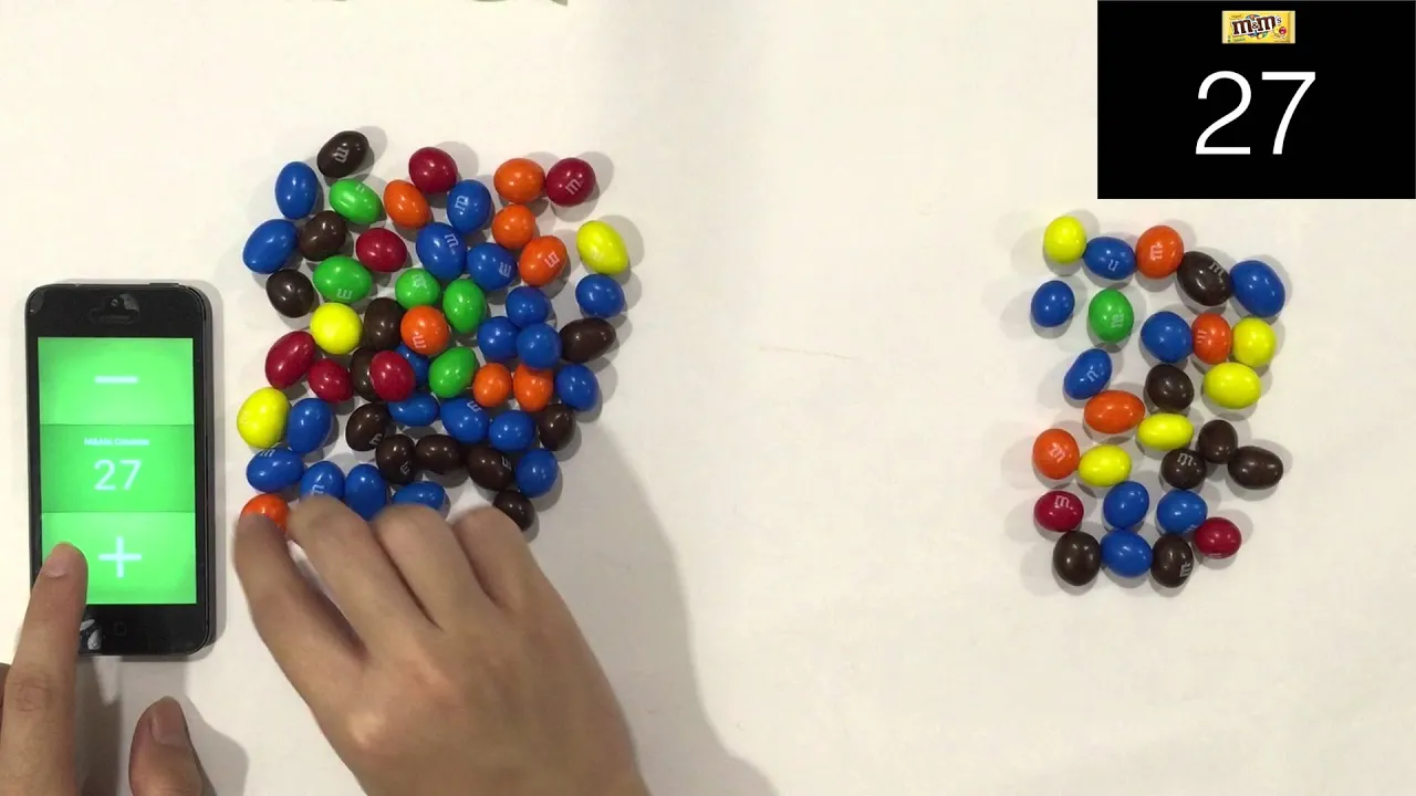 Fun Size M&Ms with one candy in the bag! How fun is that?