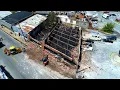 Old Rossville Furniture Store Fire on McFarland Ave Drone Footage