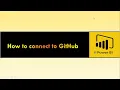 How to pull the csv file data from Github into Power bi