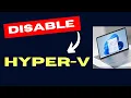How to Disable Hyper-V on Windows 11 Fix VirtualBox VMware Not Working