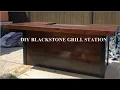 BLACKSTONE GRILL STATION DIY