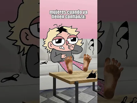 mujeres cuando agarran confianza #novia #pareja #cita #animación #martoonstudio