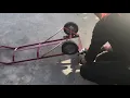 Homemade canoe cart on a budget