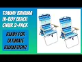 REVIEW 2026 Tommy Bahama Hi-Boy Beach Chair 2-Pack Features