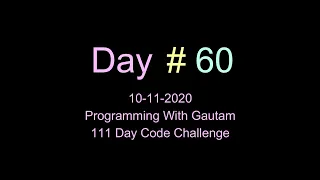 Instance Variables Methods examples in Python 111 Day code Challenge Programming with Gautam