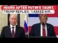 Download Lagu Hours After Putin's 'Ukraine Reunification' Taunt, Trump's Reaction At US Army Event: 'I Asked Him…'