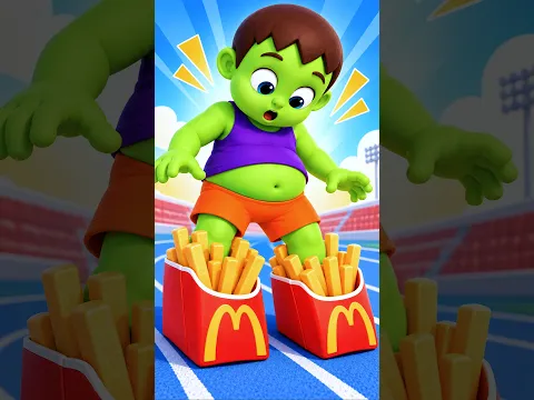 Fast Food Shoes or Veggie Shoes? 🌭🥒👟 | Fun Kids Song by Doggy Doggy Cartoons