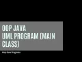 Main Class of Uml Program based on Flight Time and Passenger Classes OOP Java Uml