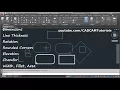 AutoCAD Rectangle Command Tutorial Complete Dimensions Line Thickness Rotation Elevation