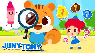 Main Tebak-Tebakan🔍 | Tebak Warna Apa? | Lagu Warna Anak | JunyTony Bahasa Indonesia