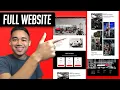How to Make a Website using HTML CSS Javascript GSAP - Responsive with Animations