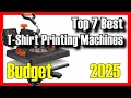 The 7 BEST BUDGET T-Shirt Printing Machines on Amazon 2025 Value for Money Heat Press DIY
