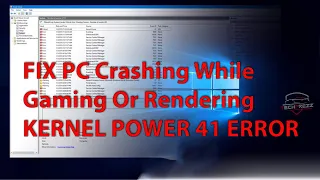 Windows PC How to fix Kernel Power 41 63 Critical Error Crashing And Freezing While gaming