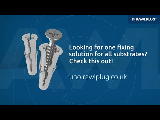 Universalus kaištis RAWLPLUG Uno, 5 x 24 mm, 40 vnt.