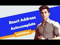 Free Address Autocomplete field