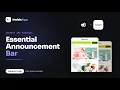 Essential Announcement Bar Shopify Banners App Tutorial