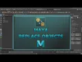 Replace Objects Tool Maya Tutorial