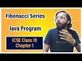 Fibonacci Series in Java ICSE Class 10 Arth Vahaluwala