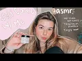 ASMR Self Care with Me facial Up-Close Whispering Tapping on products
