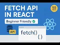How to Fetch API Data in React Beginner Friendly