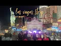 LAS VEGAS strip night walk tour 2023 4k with captions