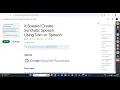 NEW 2025 It Speaks Create Synthetic Speech Using Text-to-Speech Updated Lab Solution